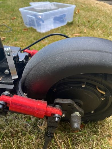 Kugoo M4 e-scooter with fold down seat - used twice