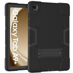 For Samsung Galaxy Tab A9 Plus SM-X210 Hard Case Survivor With Stand Black