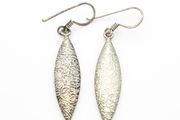 925 Silver Vintage Textured Earrings