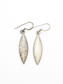 925 Silver Vintage Textured Earrings
