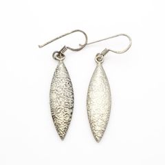 925 Silver Vintage Textured Earrings
