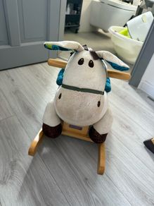 Wooden Baby Rocking Animal Donkey