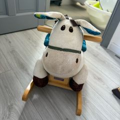 Wooden Baby Rocking Animal Donkey