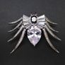 Spider Crystal Statement Brooch Pin Image 4