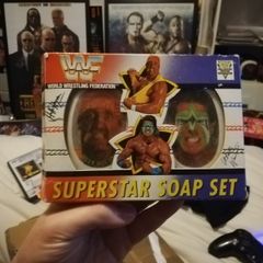 WWE Hulk Hogan & Ultimate Warrior Superstar Soap Set - WWF