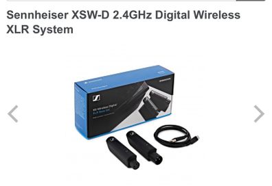Sennheiser wireless mic system