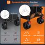 300L Large Folding Festival Trolley on Wheels Image 7
