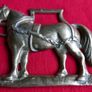 Vintage Horse Harnes Brass Medallion, Horse Bridle Medallion Image 3