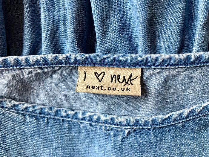 Next girls denim dress