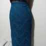 Beautiful Teal Lace Skirt Image 7