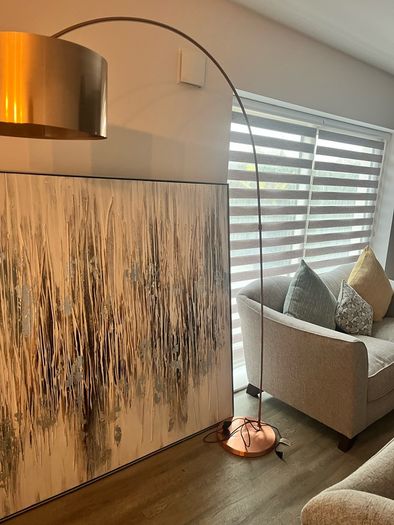 Kuta Floor Lamp - Rose Gold