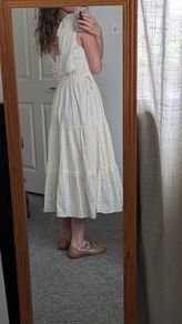 Monoprix Cream Dress (UK6/8)