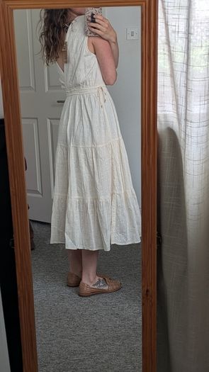 Monoprix Cream Dress (UK6/8)