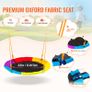 Swing Sets for Backyard 1 Saucer 1 Belt Swing Seat A-Frame Metal Stand Image 4