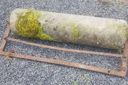 Antique limestone roller.