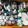 HUGE selection of art materials including easel, canvases, paints, pastels and more Image 8