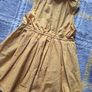 Vintage Style Next Girls Yellow Ditsy Floral Pleated Dress (3-4 Yrs) Image 5