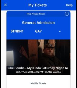 Luke Combs Tickets