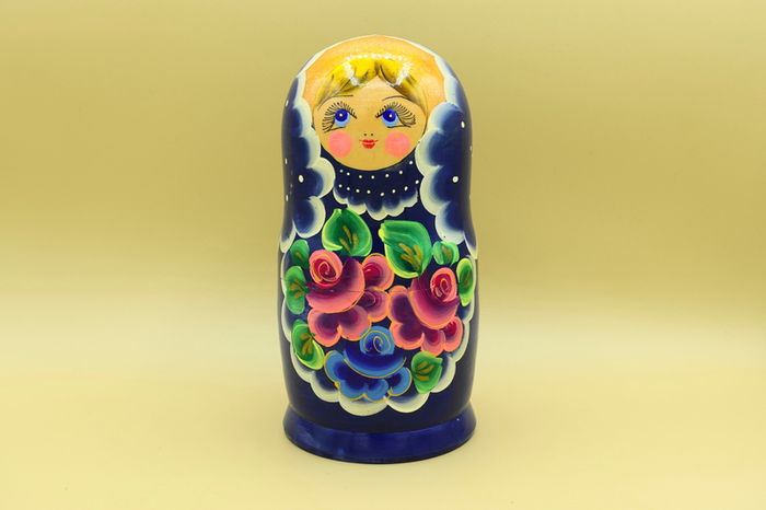 Nesting Dolls - Family of Five Matryoshka Traditional Russian Doll