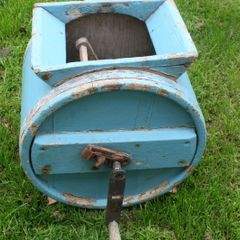 Antique Wooden Butter Churn -1800 wooden butter churn barrel