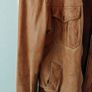 Classic Men's Aviatrix Tan Leather Jacket Image 7