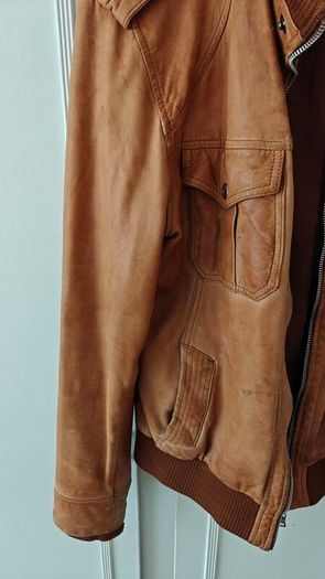 Classic Men's Aviatrix Tan Leather Jacket