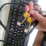 CORSAIR Mechanical keyboard Corsair Strafe Cherry MX Brown, Red LED Backlight, Spanish QWERTY, Black Image 5