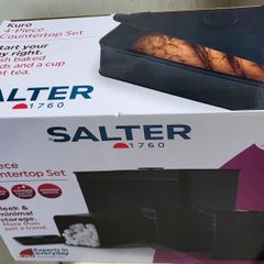 Salter Kuro 4 piece kitchen counter set