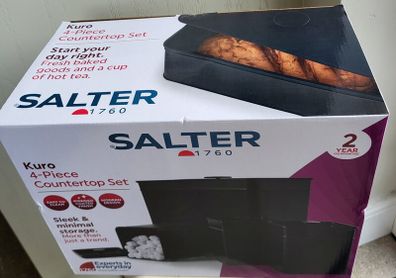 Salter Kuro 4 piece kitchen counter set