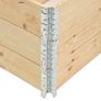 Raised Beds 3 pcs 100x100 cm Solid Pine Wood (310057) Image 3