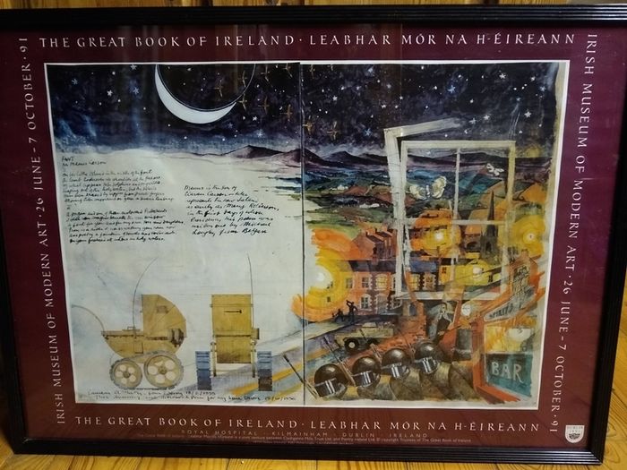 Glass framed Poster