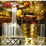 Retro Bohemian Crystal Decanter & Glasses Set Image 4