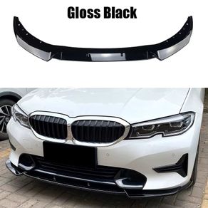 For BMW 3 Series G20 G21 320i 325i 2019-2022 Car Front Bumper Splitter Chin Lip Spoiler Diffuser Guard Body Kit Tuning Protector