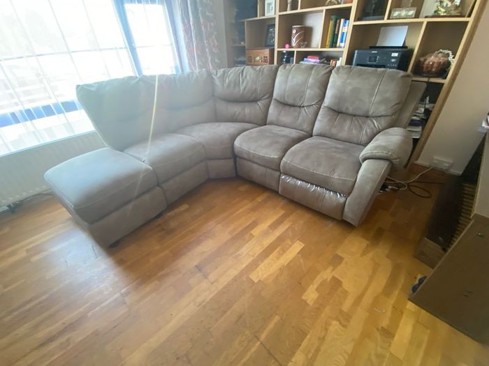 corner sofa, 5 piece modular suite