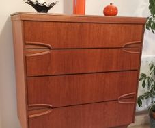 Mid Century Vintage Retro Remploy Chest of Drawers