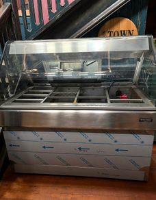 4 row Henny Penny hot counter unit