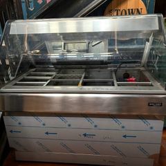 4 row Henny Penny hot counter unit