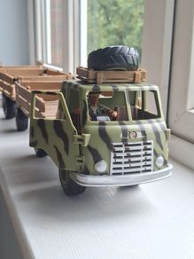 Schleich Expedition Truck with Driver and 2 Trailers