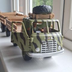 Schleich Expedition Truck with Driver and 2 Trailers