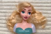 Disney Frozen Elsa Styling Head Used approx. 20 cm. Please see photos