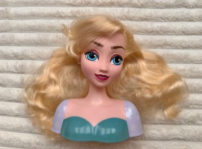 Disney Frozen Elsa Styling Head Used approx. 20 cm. Please see photos