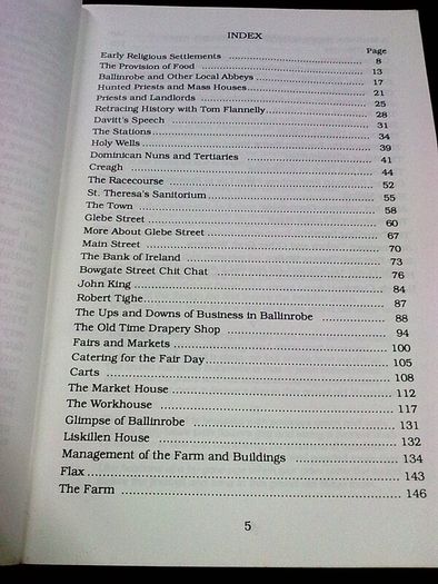 Itchy feet & thirsty work. A guide to the history and folklore of Ballinrobe Mayo local history Signed