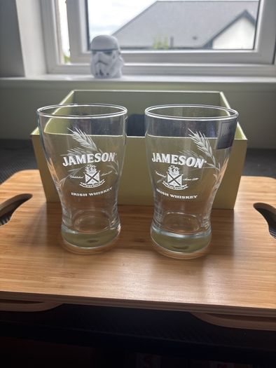 Jameson Set of 2 hand crafted Duiske Glasses