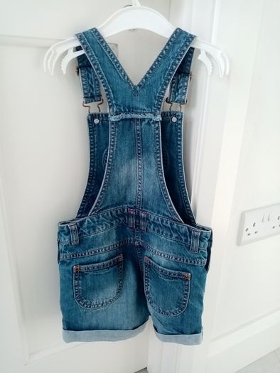 F&F girls short dungarees