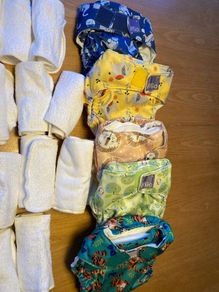 Re-usable nappies (unused)