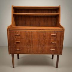 Stylish and Practical Danish Teak Secretary Desk