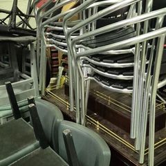 Tables and chairs