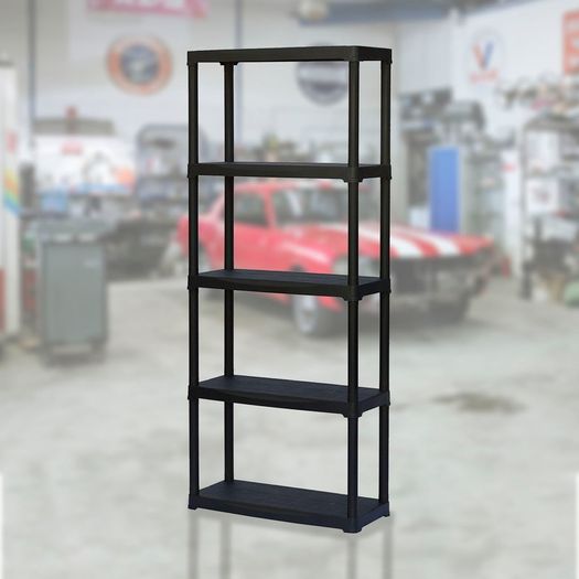 BRAND NEW 5 Shelves black for home organizer