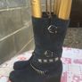 New MamZelle Suede Leather Boots, Size 41 Image 2