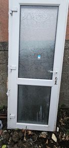 PVC external door